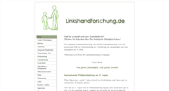 Desktop Screenshot of linkshandforschung.de