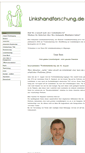 Mobile Screenshot of linkshandforschung.de