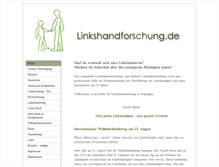 Tablet Screenshot of linkshandforschung.de